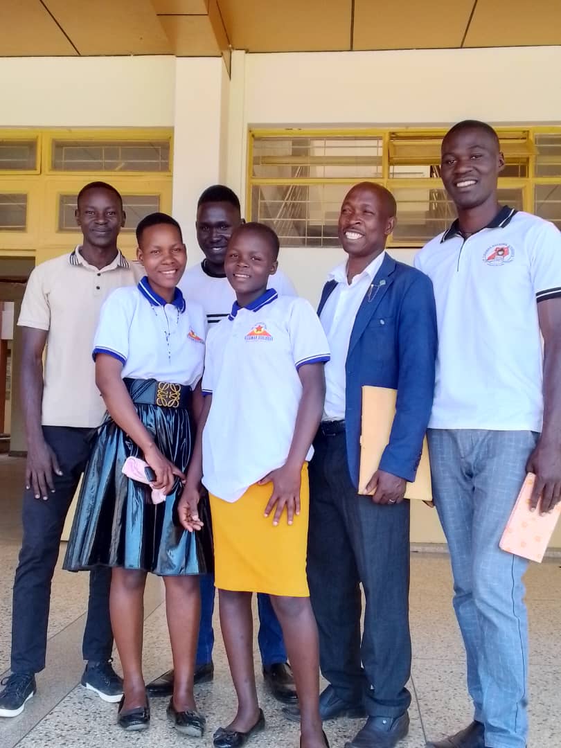 Students and staff gathered at the institute